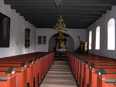 Thorning kirkes indre. Foto: Søren Nielsen